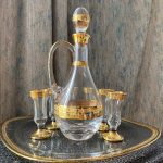 Bizans Düğümü Desenli Likör Takımı