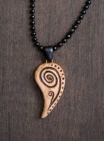 Seramik Spiral Kolye