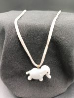 Cam Gri Fil Kolye - Görsel 3