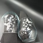 kelebek desenli bardaklar