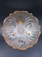 Hitit Motifli Bal Rengi Ayaklı Meyvelik