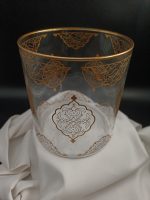 Tezhip desenli büyük vazo