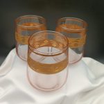 3'lü su bardağı renkli