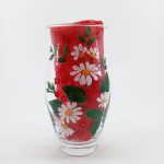 Papatya desenli vazo