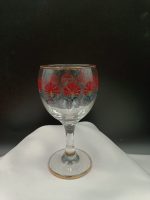 Karanfil desenli şarap takımı - Görsel 4