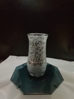 Gümüş çiçekli vazo